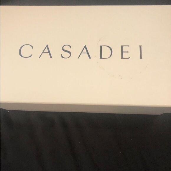 Casadei Versilia
woven faux leather upper pointed toe mules heels - Picture 7 of 9